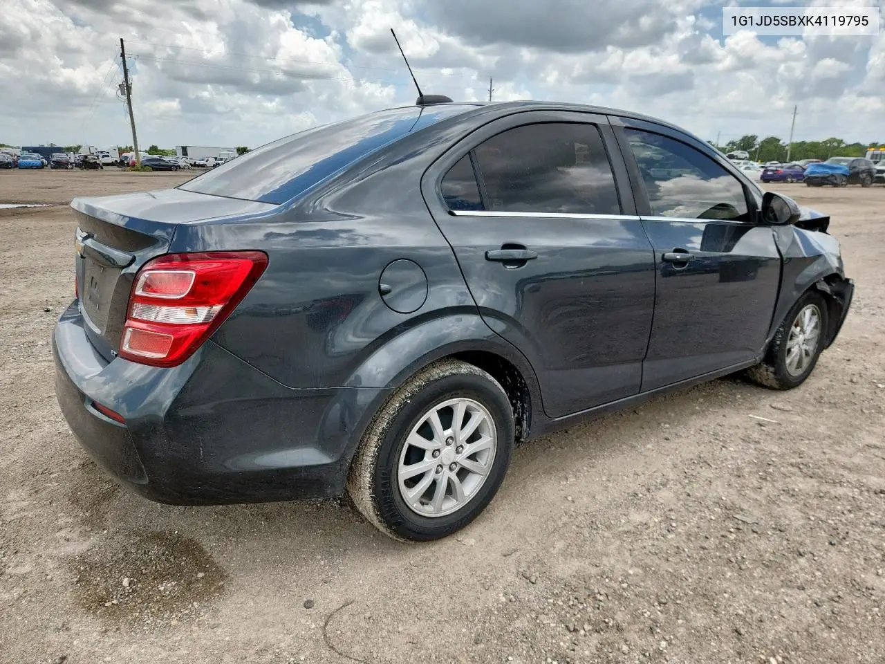 2019 Chevrolet Sonic Lt VIN: 1G1JD5SBXK4119795 Lot: 60897275
