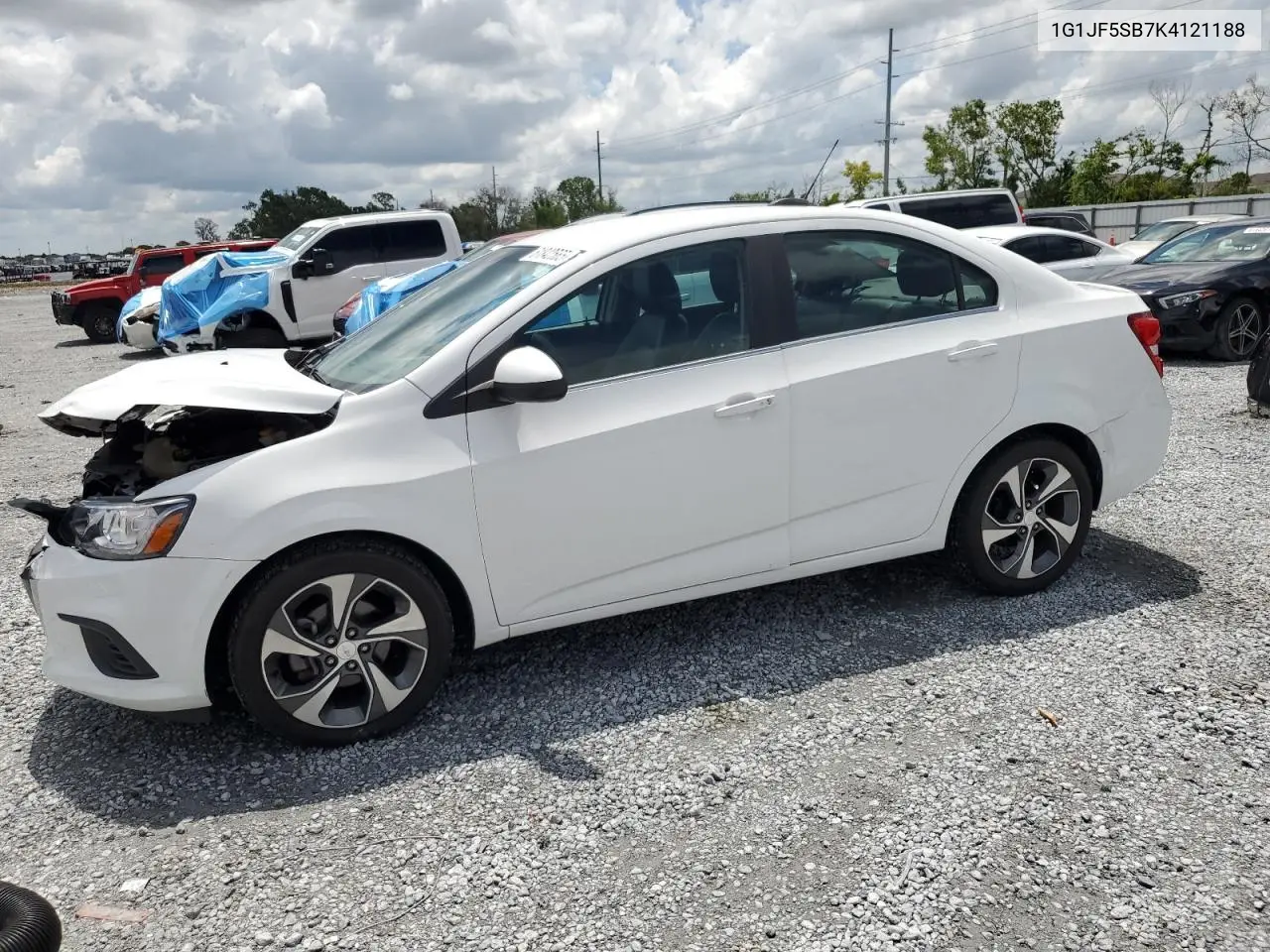 2019 Chevrolet Sonic Premier VIN: 1G1JF5SB7K4121188 Lot: 61842565