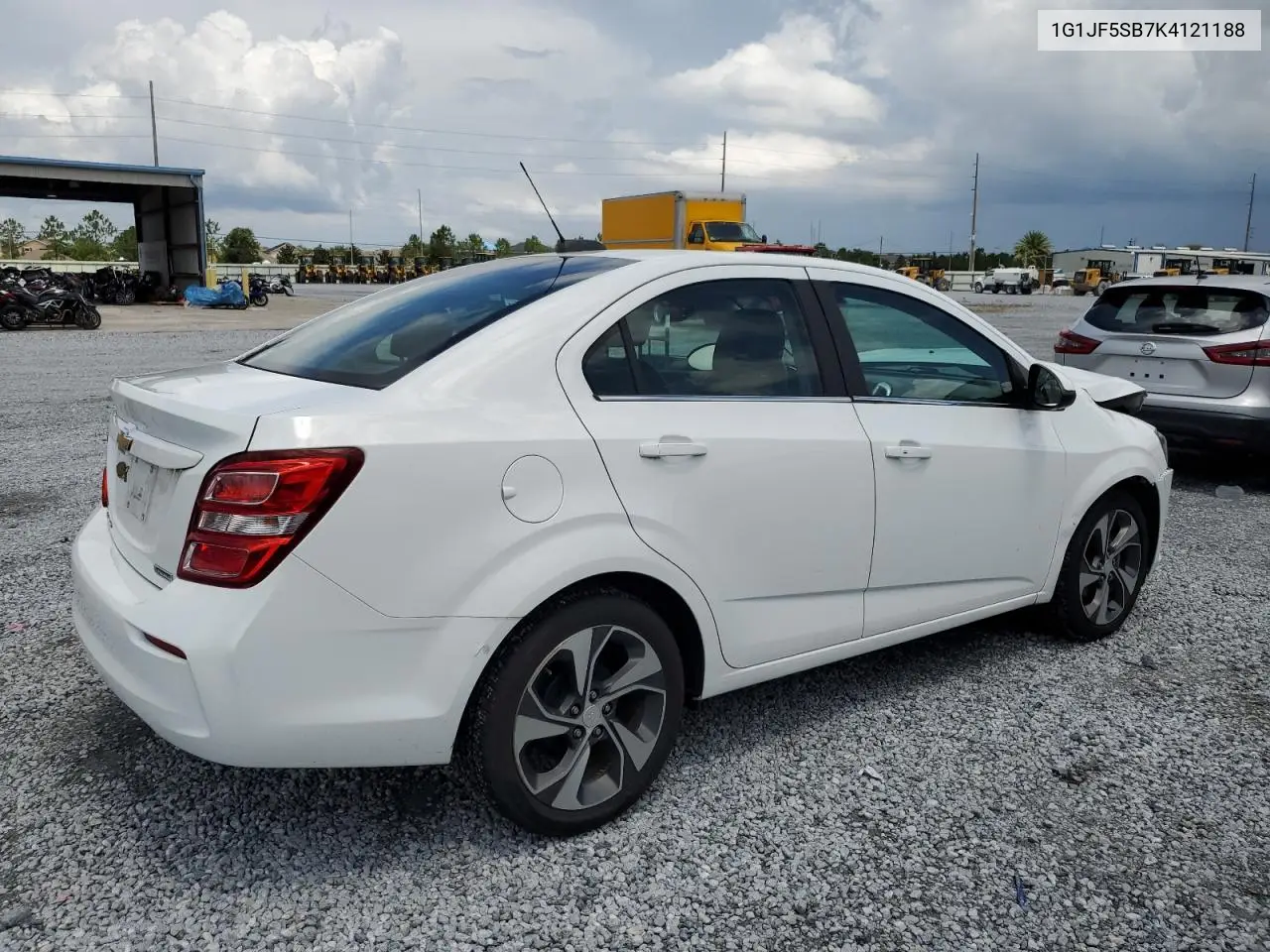 2019 Chevrolet Sonic Premier VIN: 1G1JF5SB7K4121188 Lot: 61842565