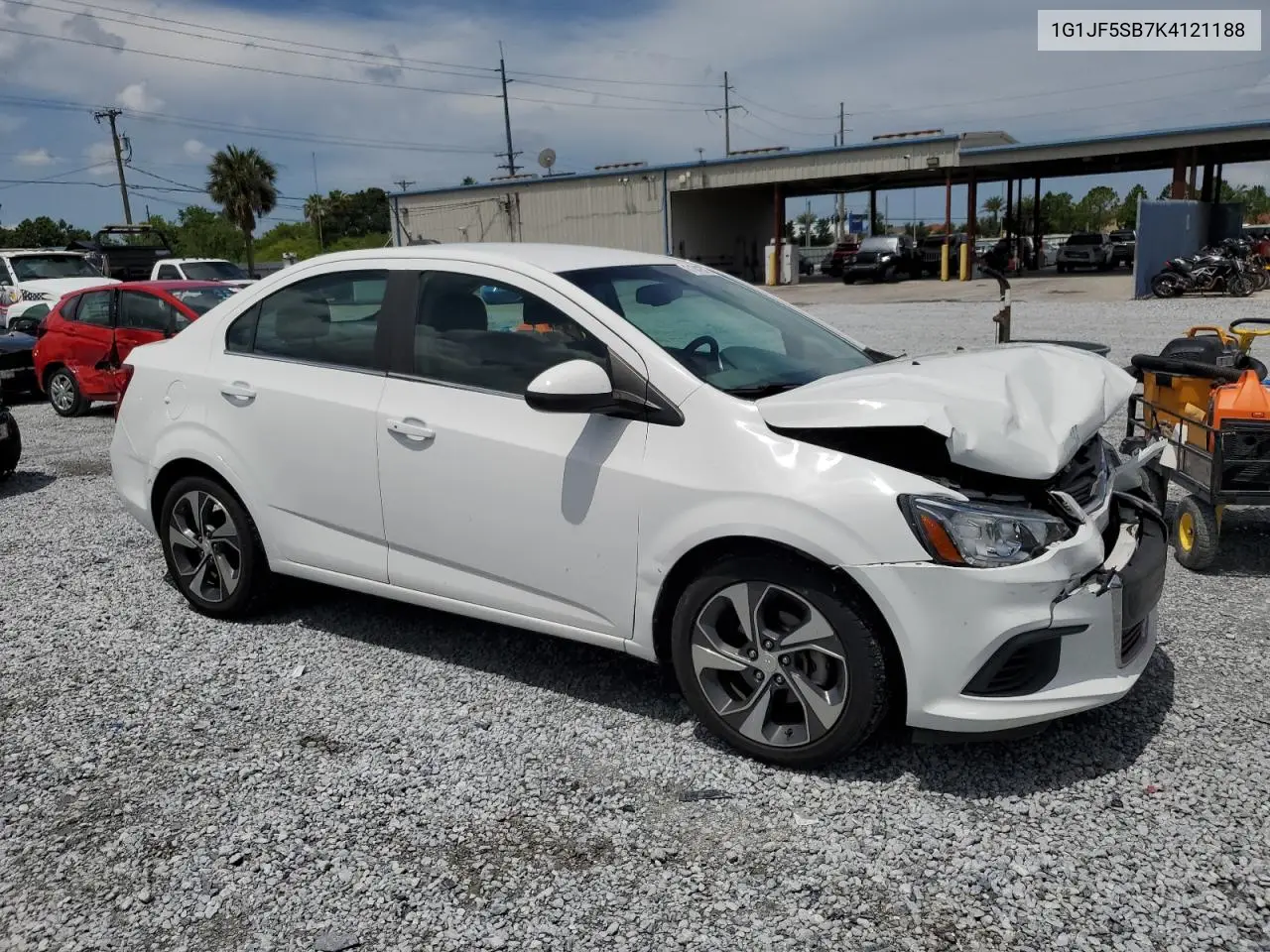 2019 Chevrolet Sonic Premier VIN: 1G1JF5SB7K4121188 Lot: 61842565