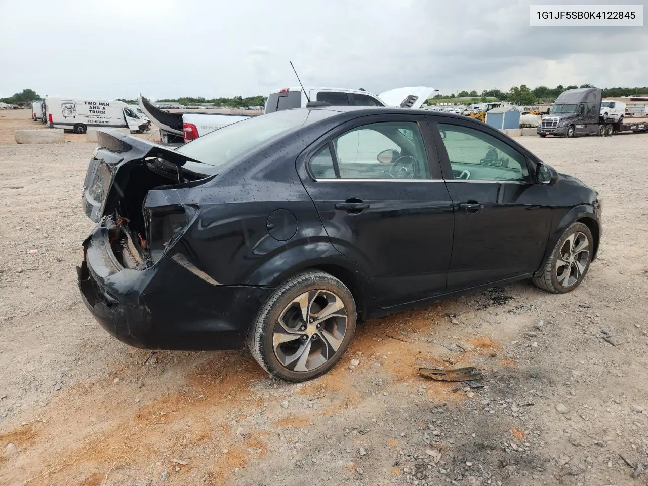 2019 Chevrolet Sonic Premier VIN: 1G1JF5SB0K4122845 Lot: 63205965