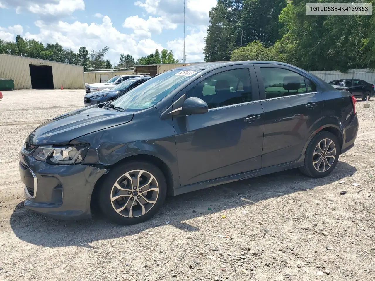 2019 Chevrolet Sonic Lt VIN: 1G1JD5SB4K4139363 Lot: 63620595