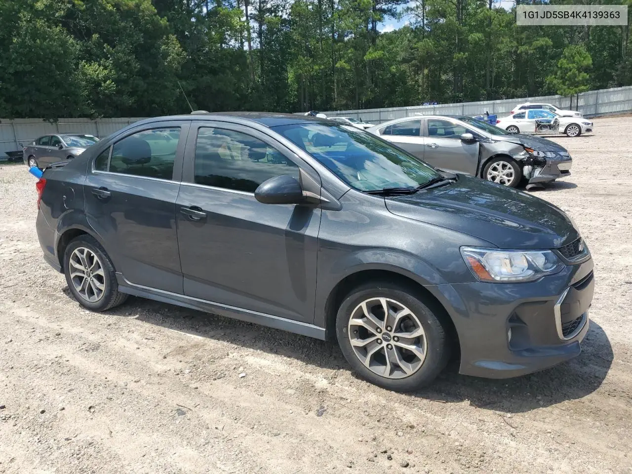 2019 Chevrolet Sonic Lt VIN: 1G1JD5SB4K4139363 Lot: 63620595