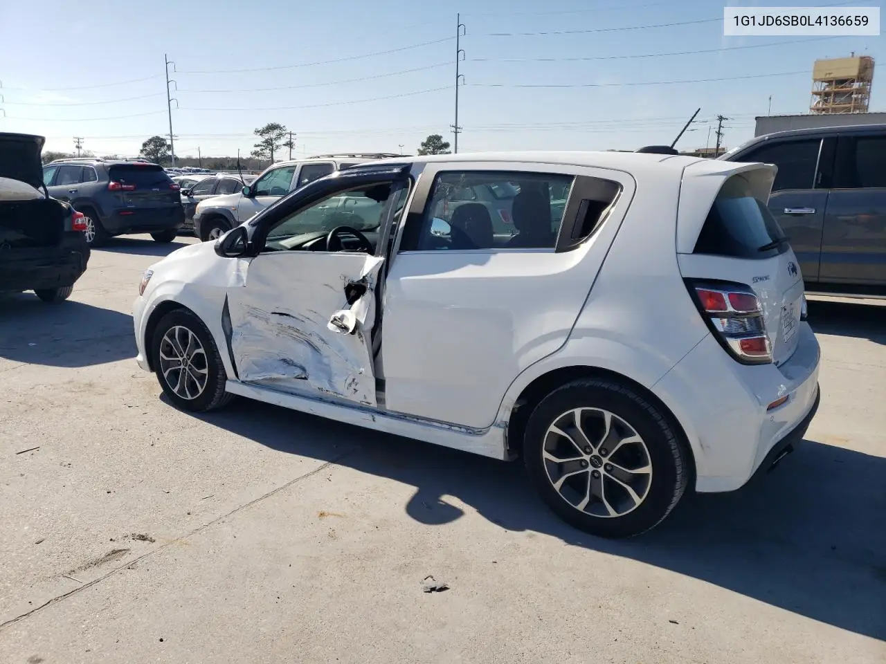 2020 Chevrolet Sonic Lt VIN: 1G1JD6SB0L4136659 Lot: 46571645