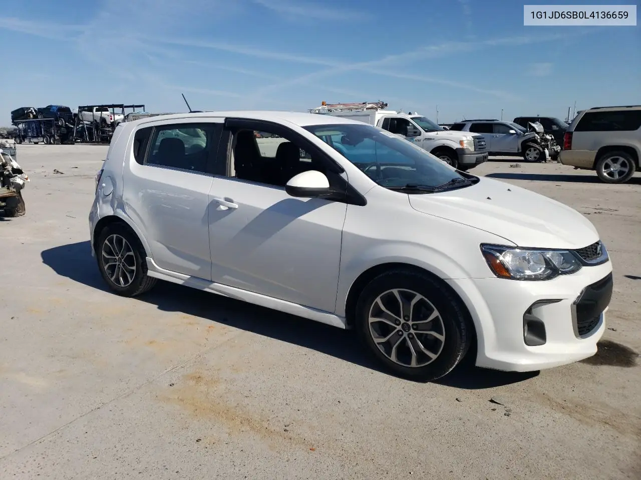 2020 Chevrolet Sonic Lt VIN: 1G1JD6SB0L4136659 Lot: 46571645