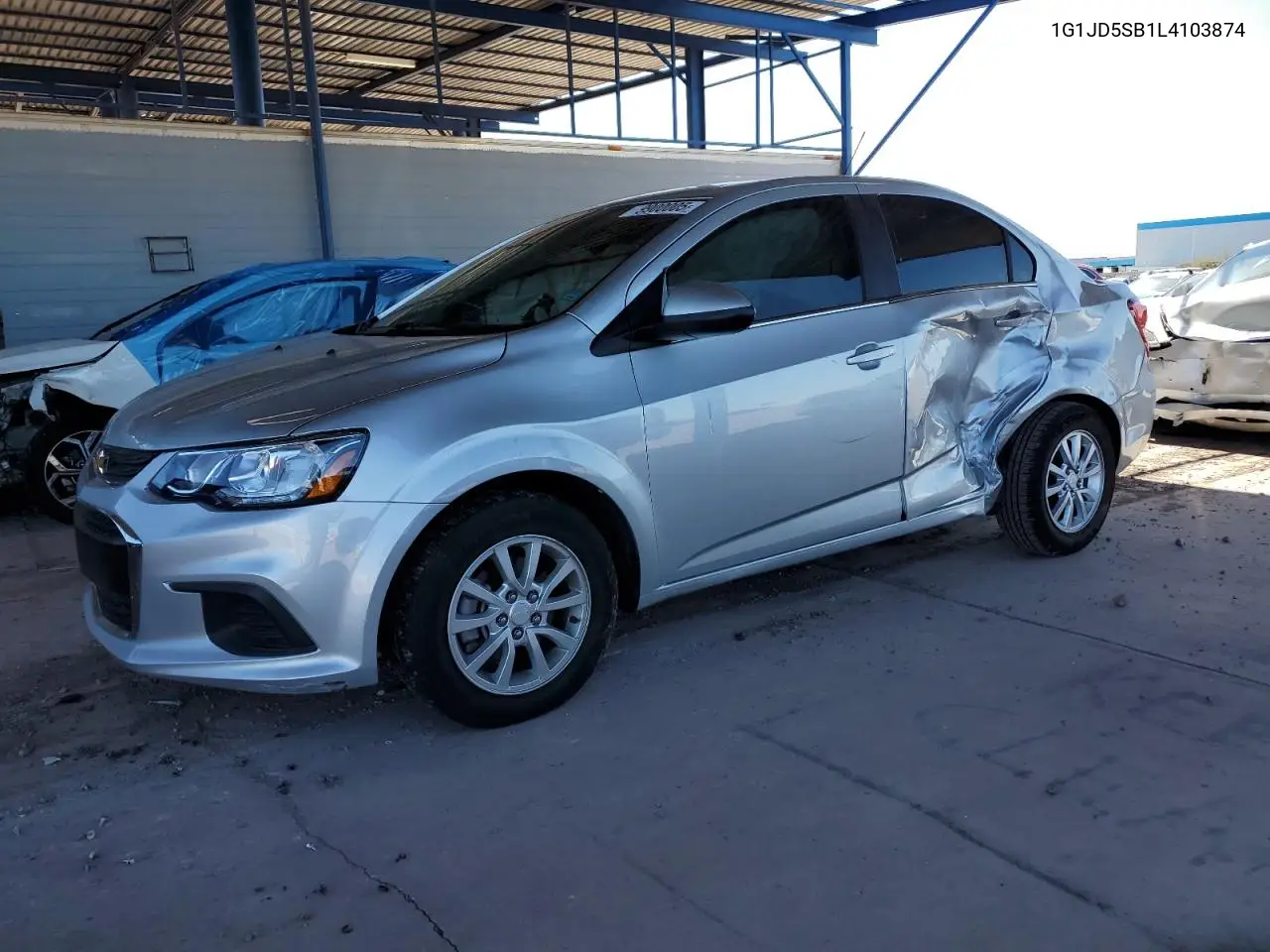 2020 Chevrolet Sonic Lt VIN: 1G1JD5SB1L4103874 Lot: 49900005