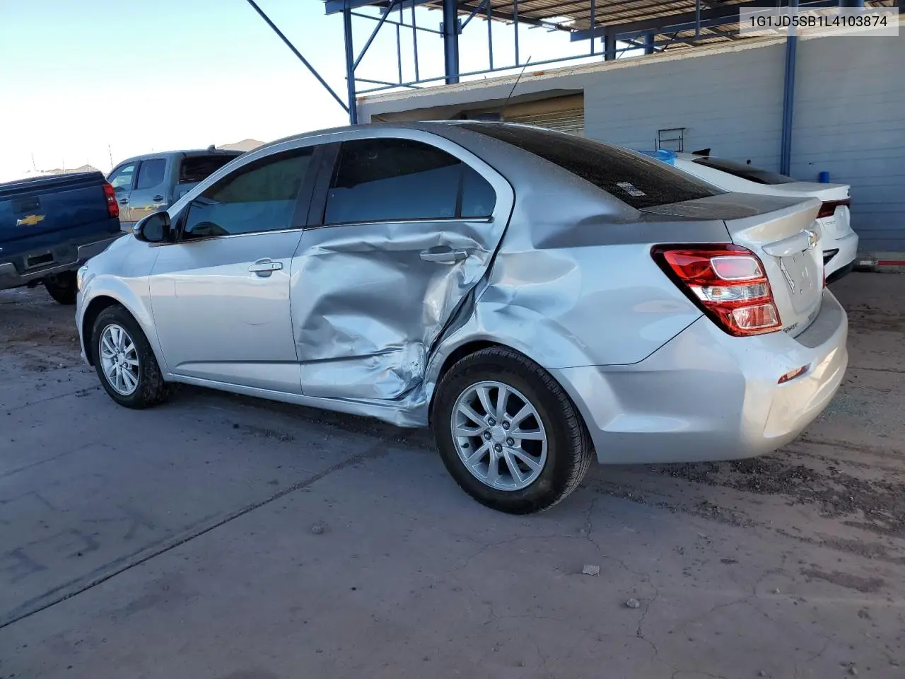 2020 Chevrolet Sonic Lt VIN: 1G1JD5SB1L4103874 Lot: 49900005