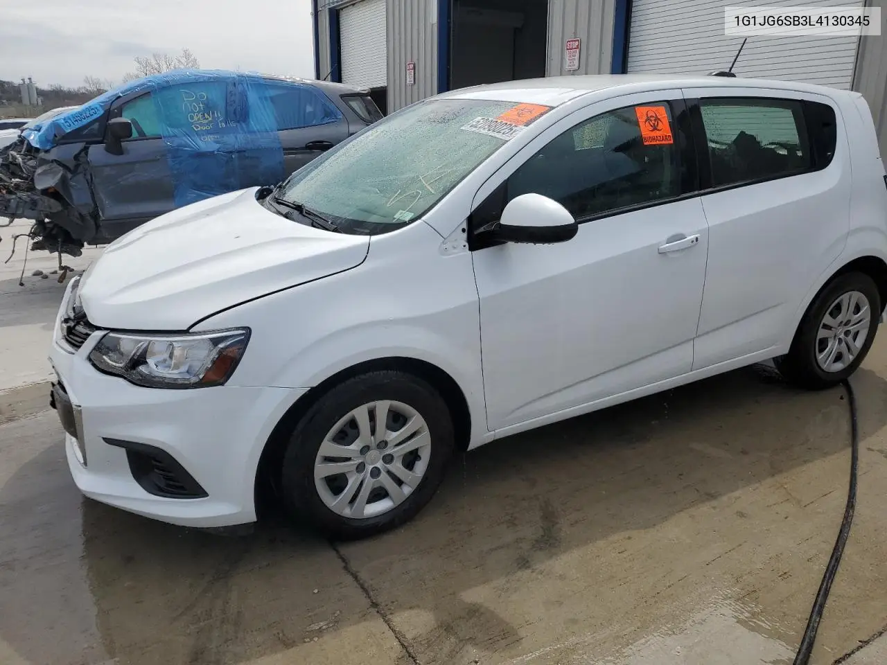 2020 Chevrolet Sonic VIN: 1G1JG6SB3L4130345 Lot: 52098025