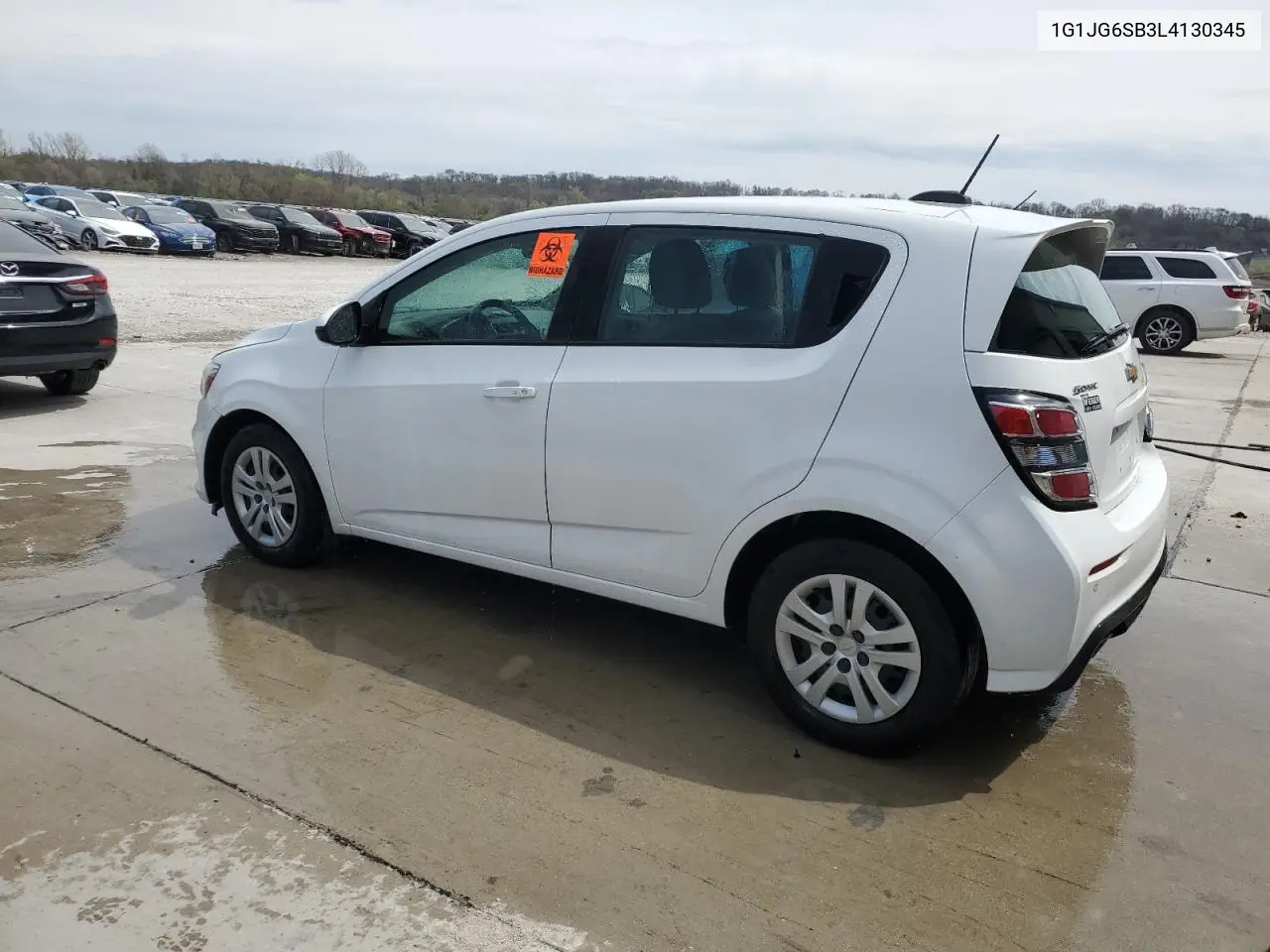 2020 Chevrolet Sonic VIN: 1G1JG6SB3L4130345 Lot: 52098025