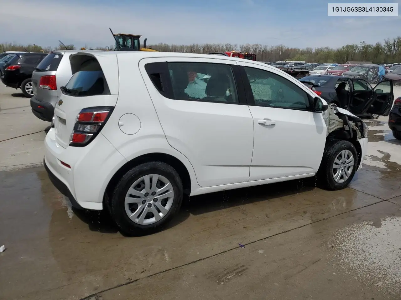 2020 Chevrolet Sonic VIN: 1G1JG6SB3L4130345 Lot: 52098025
