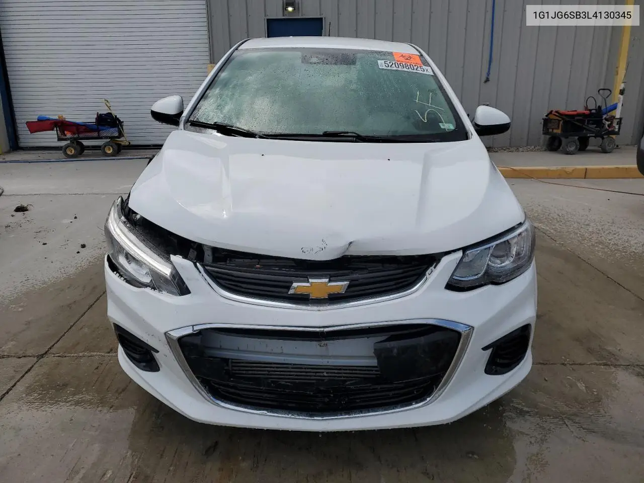 2020 Chevrolet Sonic VIN: 1G1JG6SB3L4130345 Lot: 52098025