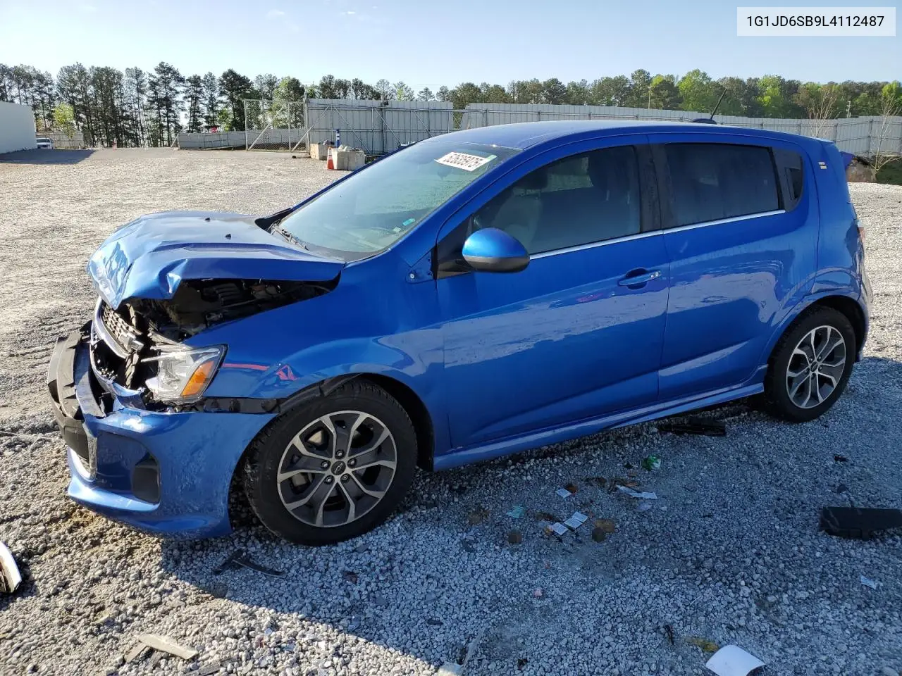2020 Chevrolet Sonic Lt VIN: 1G1JD6SB9L4112487 Lot: 52635975