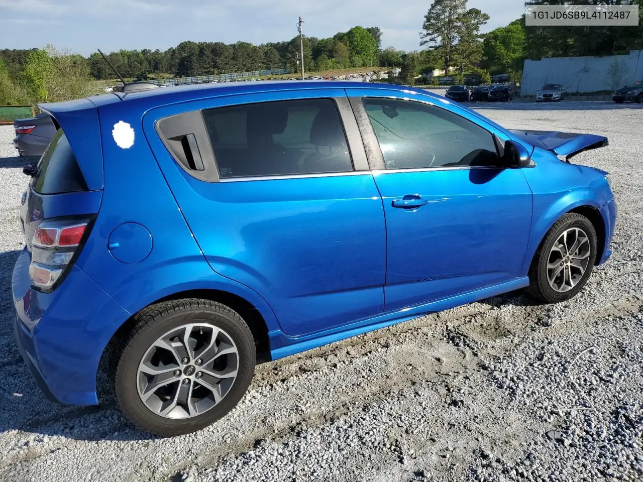 2020 Chevrolet Sonic Lt VIN: 1G1JD6SB9L4112487 Lot: 52635975