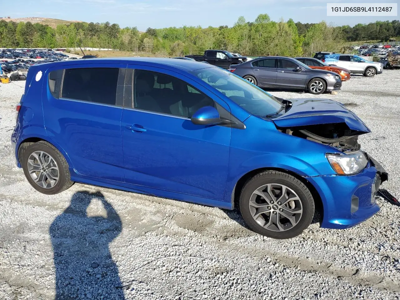 2020 Chevrolet Sonic Lt VIN: 1G1JD6SB9L4112487 Lot: 52635975