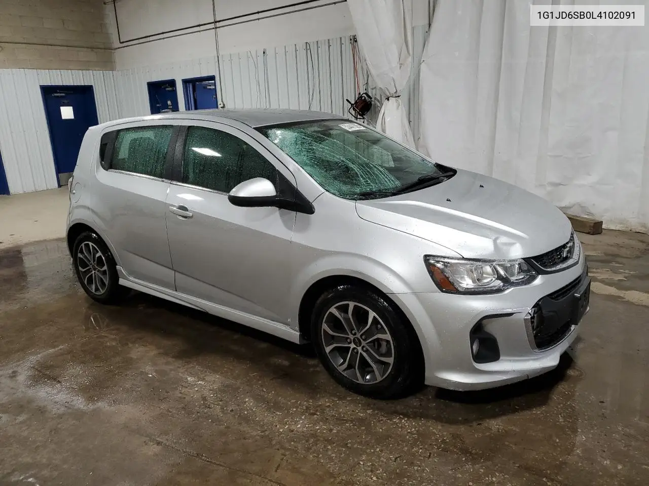 2020 Chevrolet Sonic Lt VIN: 1G1JD6SB0L4102091 Lot: 53447305