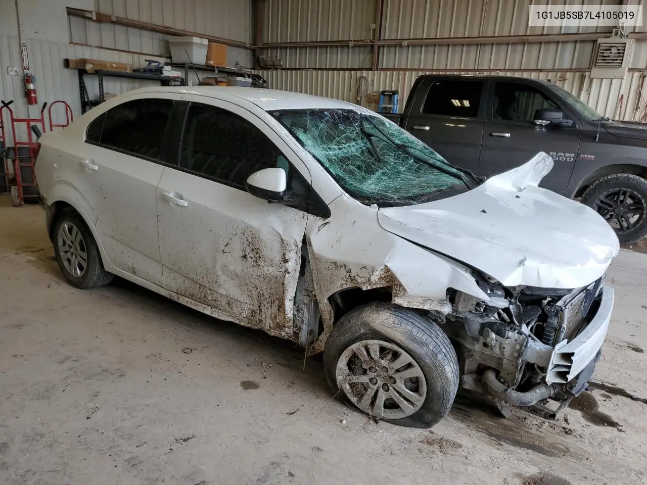 2020 Chevrolet Sonic Ls VIN: 1G1JB5SB7L4105019 Lot: 55061395