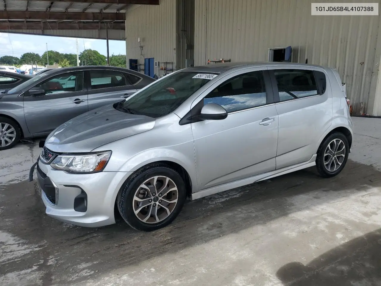 2020 Chevrolet Sonic Lt VIN: 1G1JD6SB4L4107388 Lot: 55071865