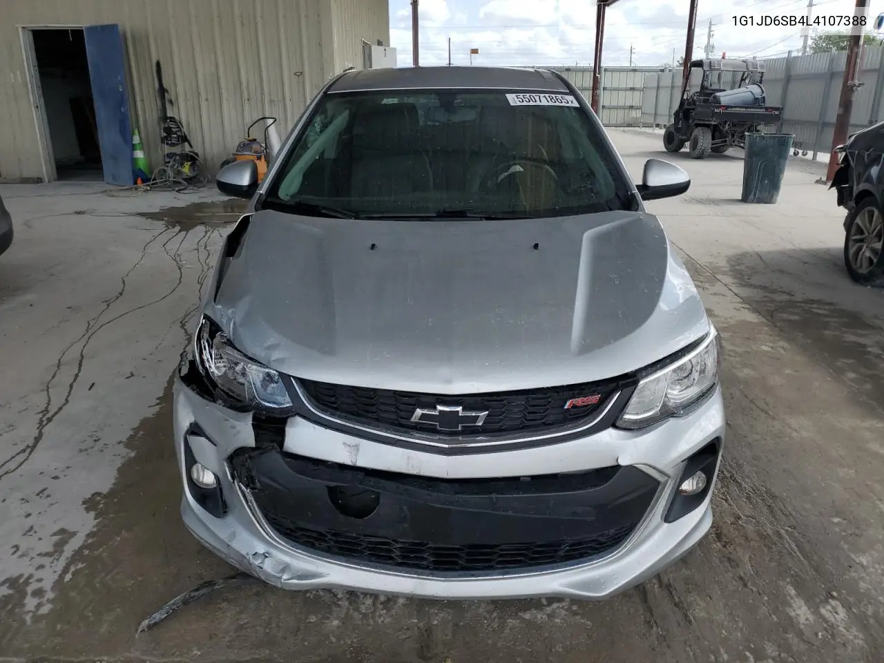 2020 Chevrolet Sonic Lt VIN: 1G1JD6SB4L4107388 Lot: 55071865