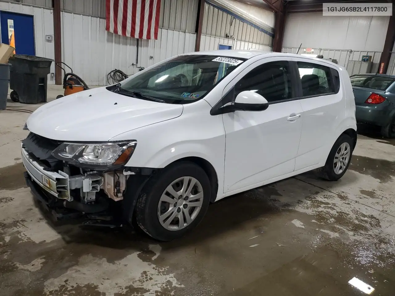 2020 Chevrolet Sonic VIN: 1G1JG6SB2L4117800 Lot: 55223025