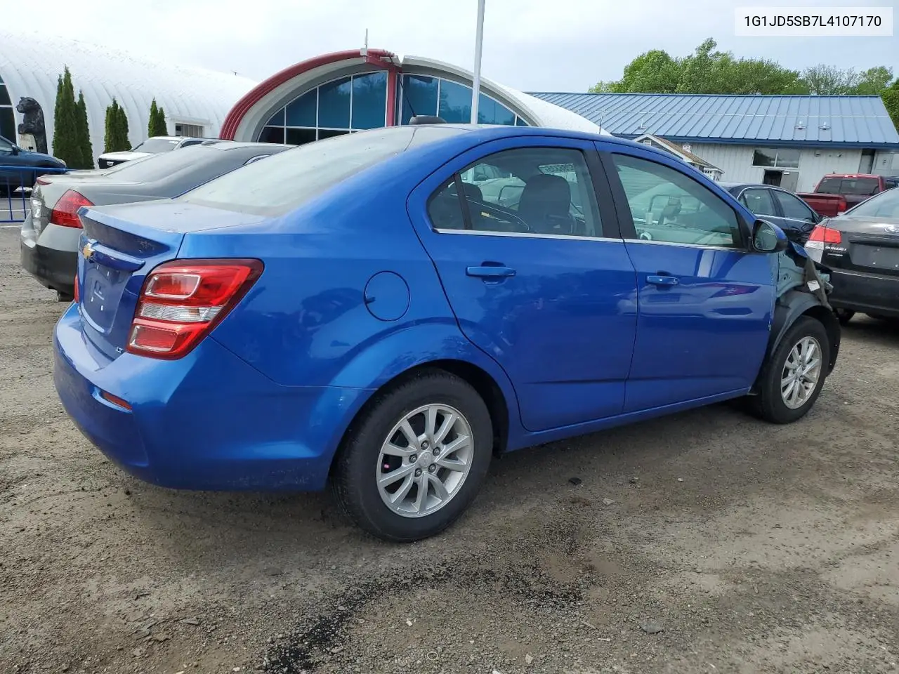 2020 Chevrolet Sonic Lt VIN: 1G1JD5SB7L4107170 Lot: 55286335