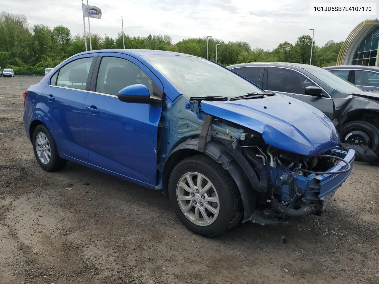 2020 Chevrolet Sonic Lt VIN: 1G1JD5SB7L4107170 Lot: 55286335