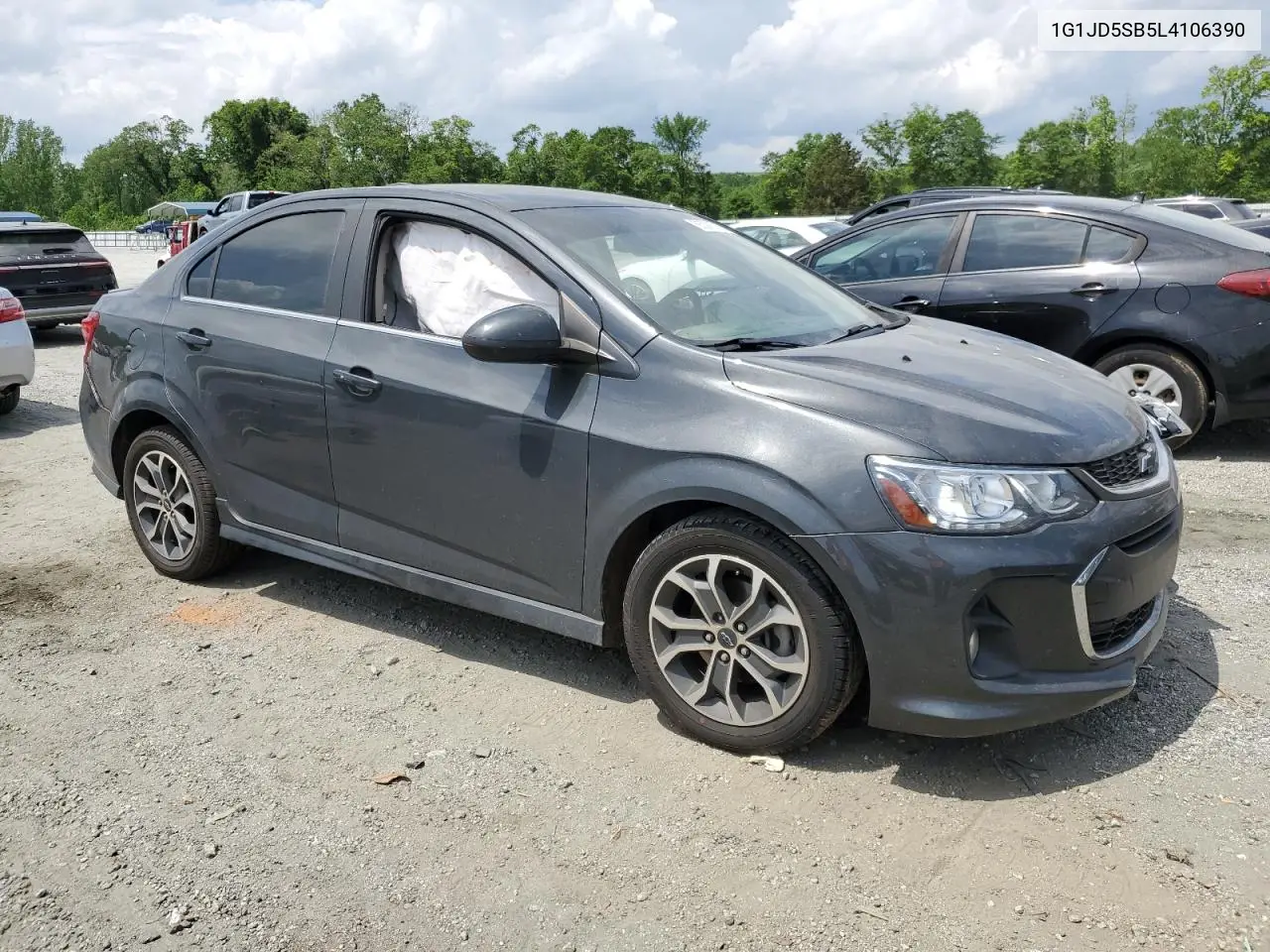 2020 Chevrolet Sonic Lt VIN: 1G1JD5SB5L4106390 Lot: 55390745