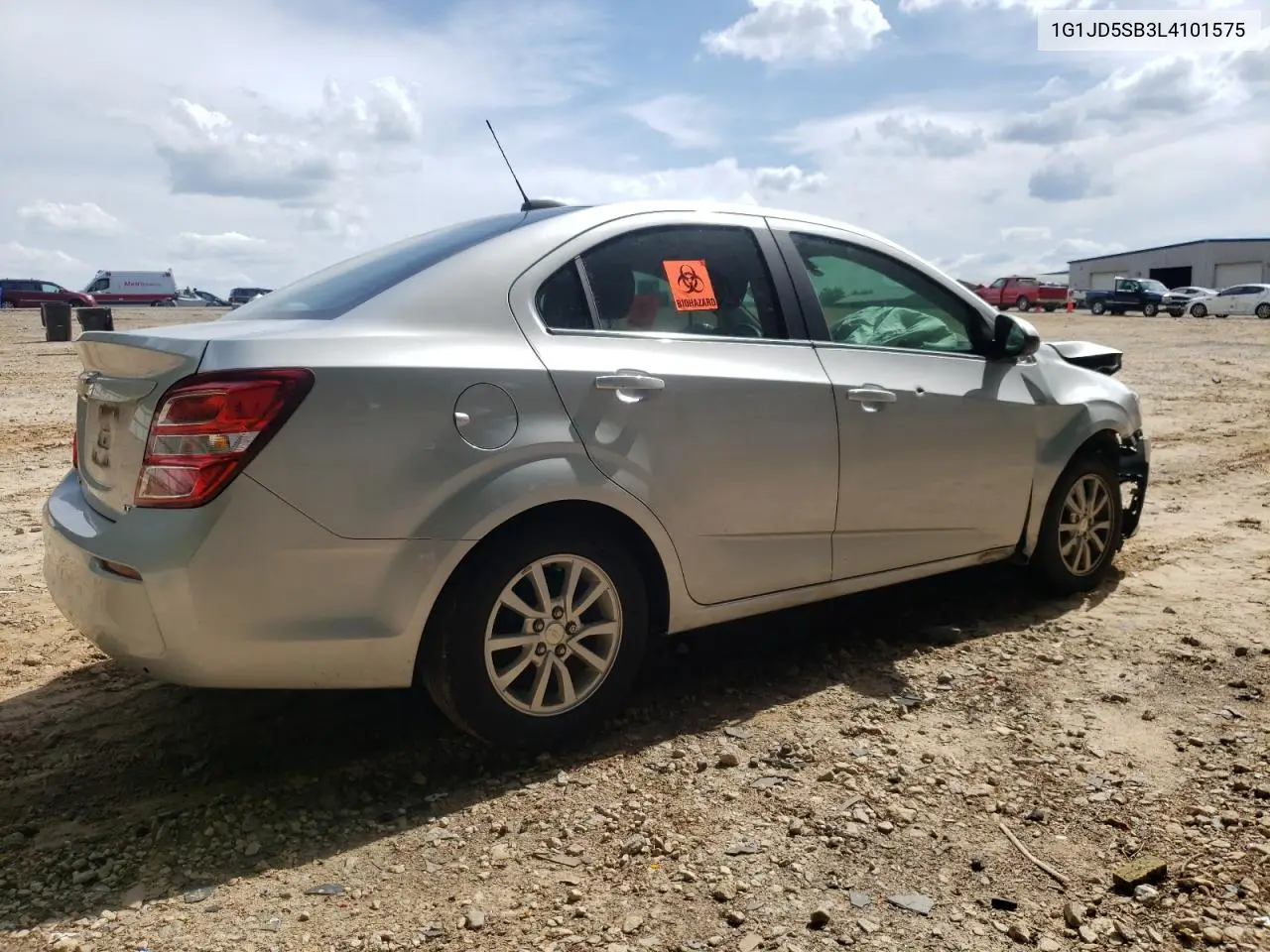 2020 Chevrolet Sonic Lt VIN: 1G1JD5SB3L4101575 Lot: 55560015