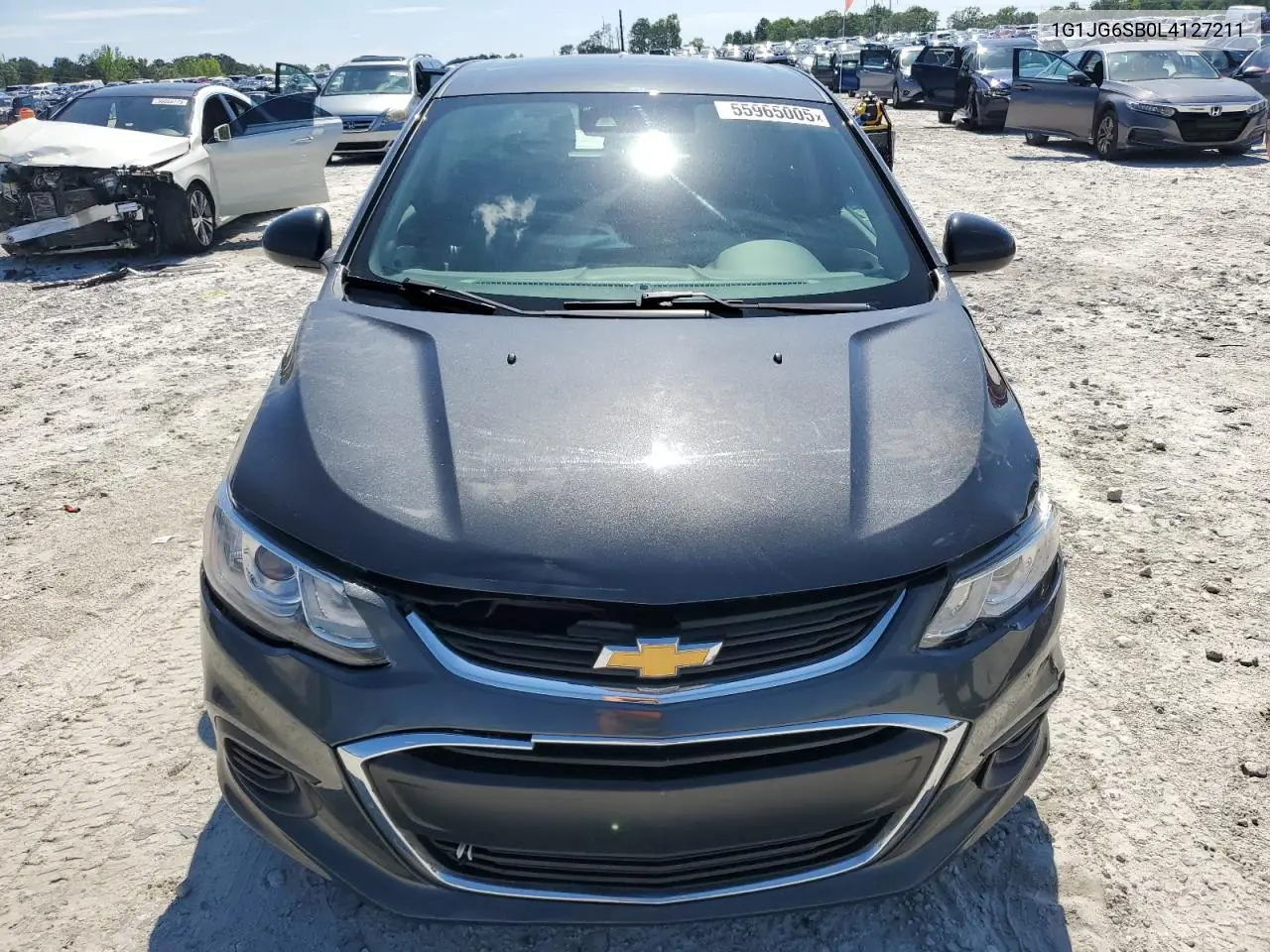 2020 Chevrolet Sonic VIN: 1G1JG6SB0L4127211 Lot: 55965005