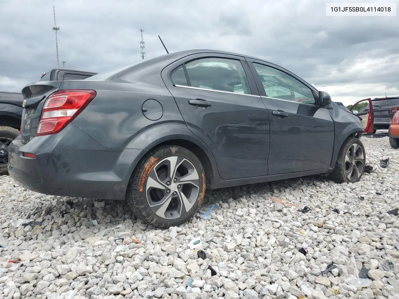 2020 Chevrolet Sonic Premier VIN: 1G1JF5SB0L4114018 Lot: 56004525