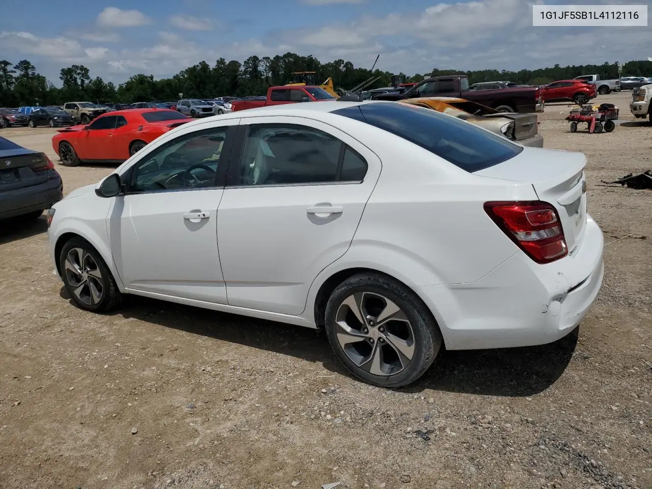 2020 Chevrolet Sonic Premier VIN: 1G1JF5SB1L4112116 Lot: 56141035