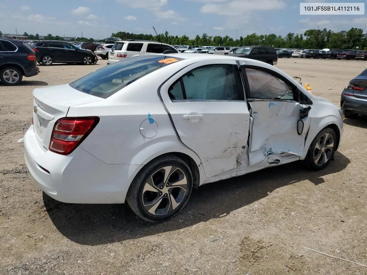 2020 Chevrolet Sonic Premier VIN: 1G1JF5SB1L4112116 Lot: 56141035