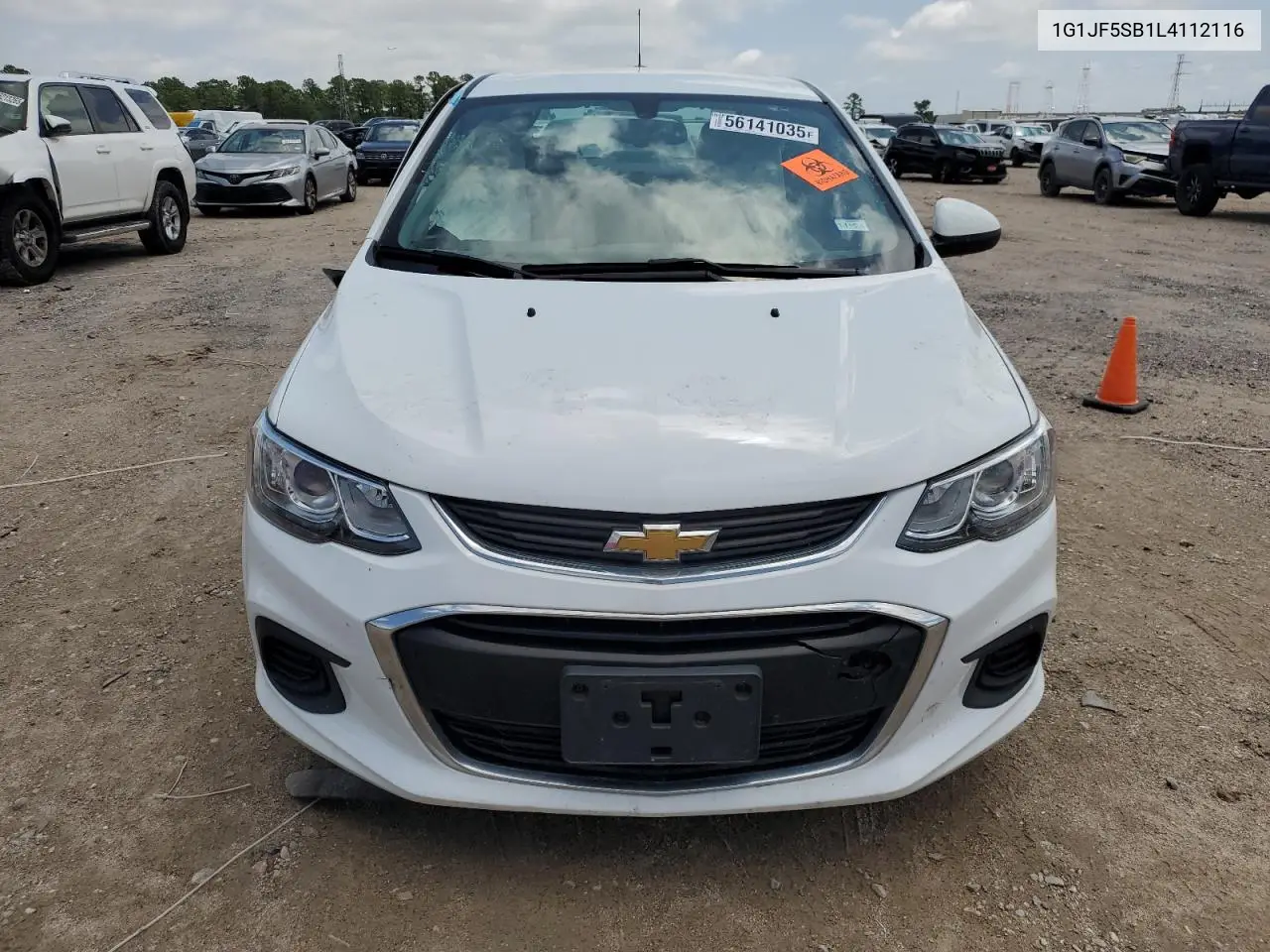 2020 Chevrolet Sonic Premier VIN: 1G1JF5SB1L4112116 Lot: 56141035