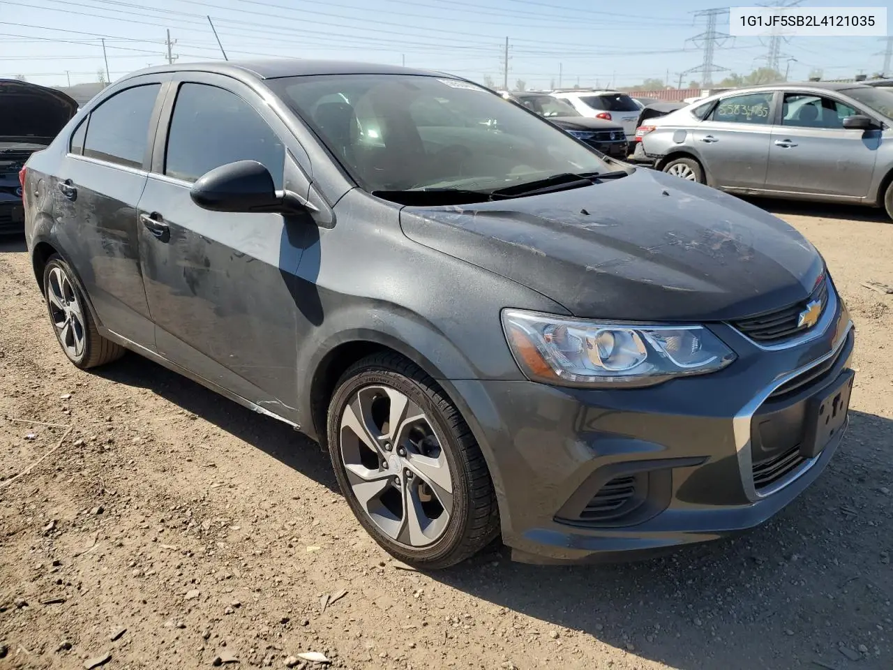 2020 Chevrolet Sonic Premier VIN: 1G1JF5SB2L4121035 Lot: 56504625