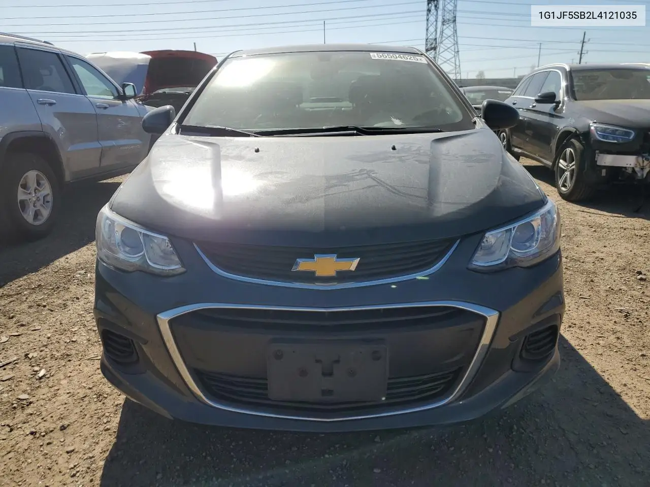 2020 Chevrolet Sonic Premier VIN: 1G1JF5SB2L4121035 Lot: 56504625