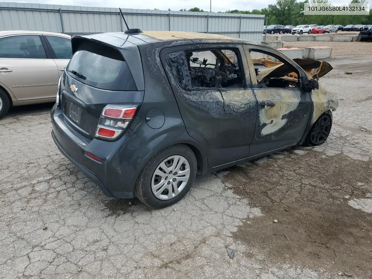 2020 Chevrolet Sonic VIN: 1G1JG6SB0L4132134 Lot: 56700295