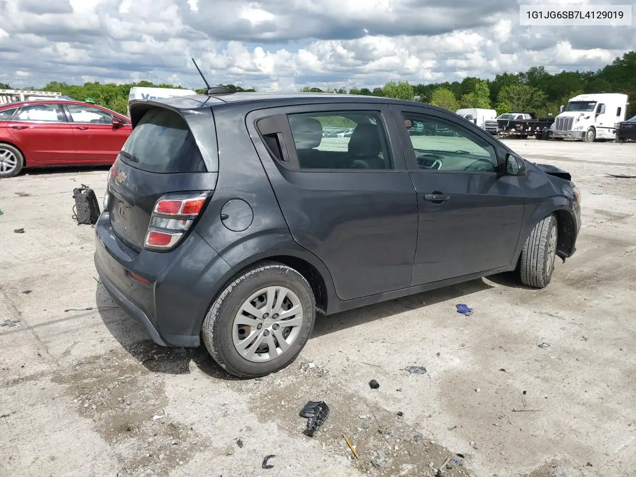2020 Chevrolet Sonic VIN: 1G1JG6SB7L4129019 Lot: 56726545