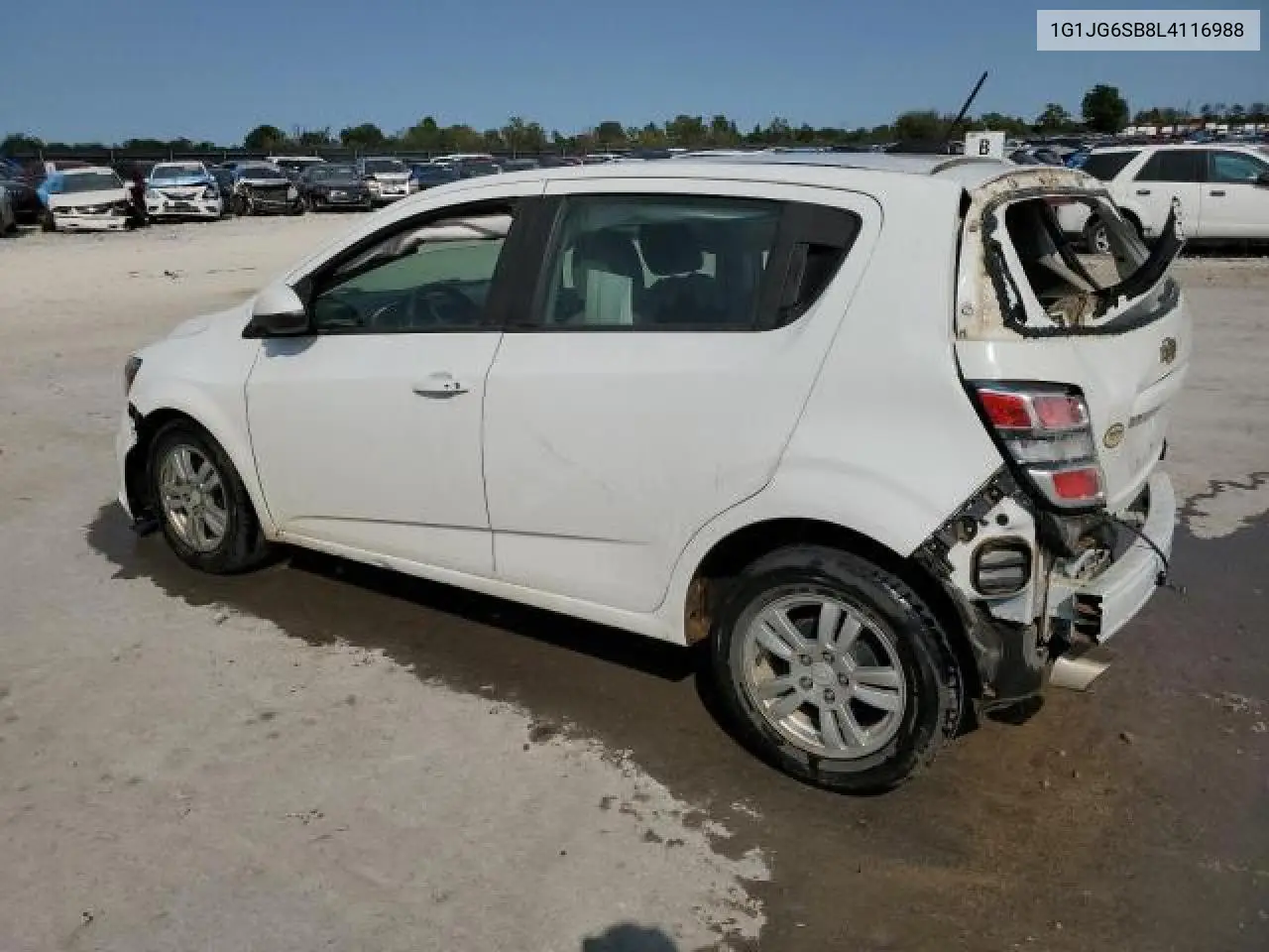 2020 Chevrolet Sonic VIN: 1G1JG6SB8L4116988 Lot: 56919895