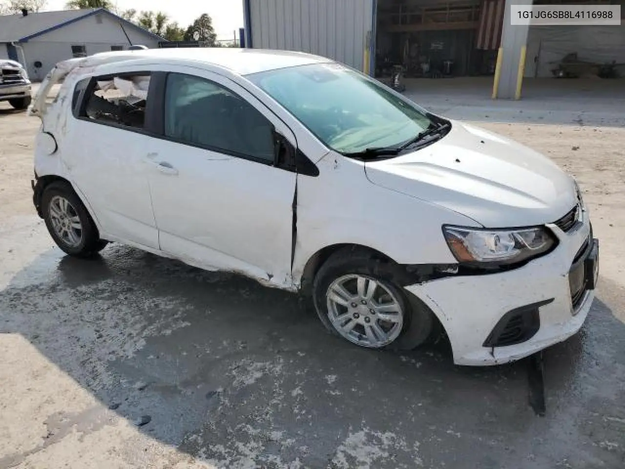 2020 Chevrolet Sonic VIN: 1G1JG6SB8L4116988 Lot: 56919895