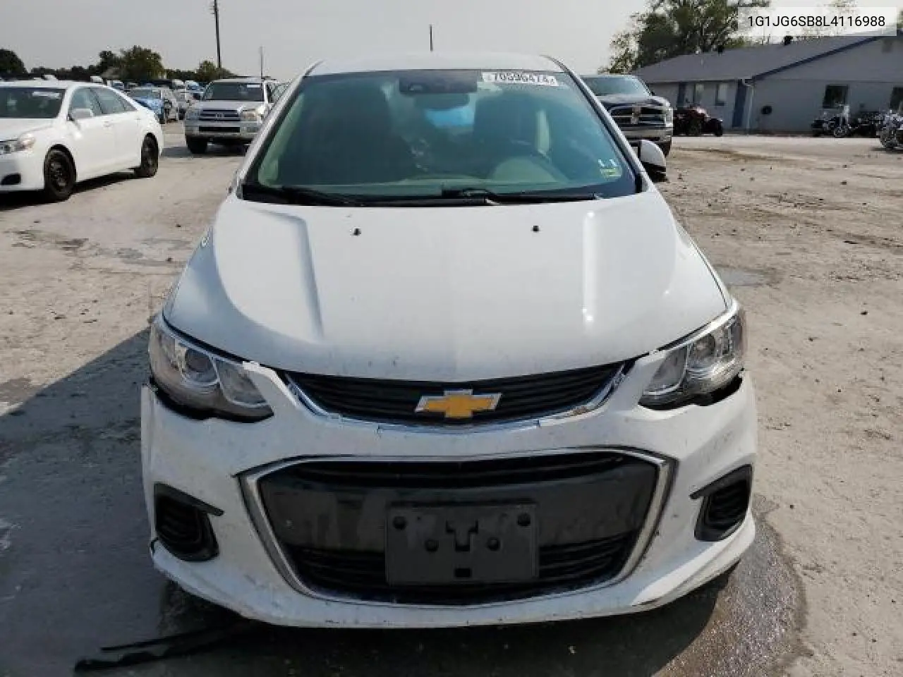 2020 Chevrolet Sonic VIN: 1G1JG6SB8L4116988 Lot: 56919895