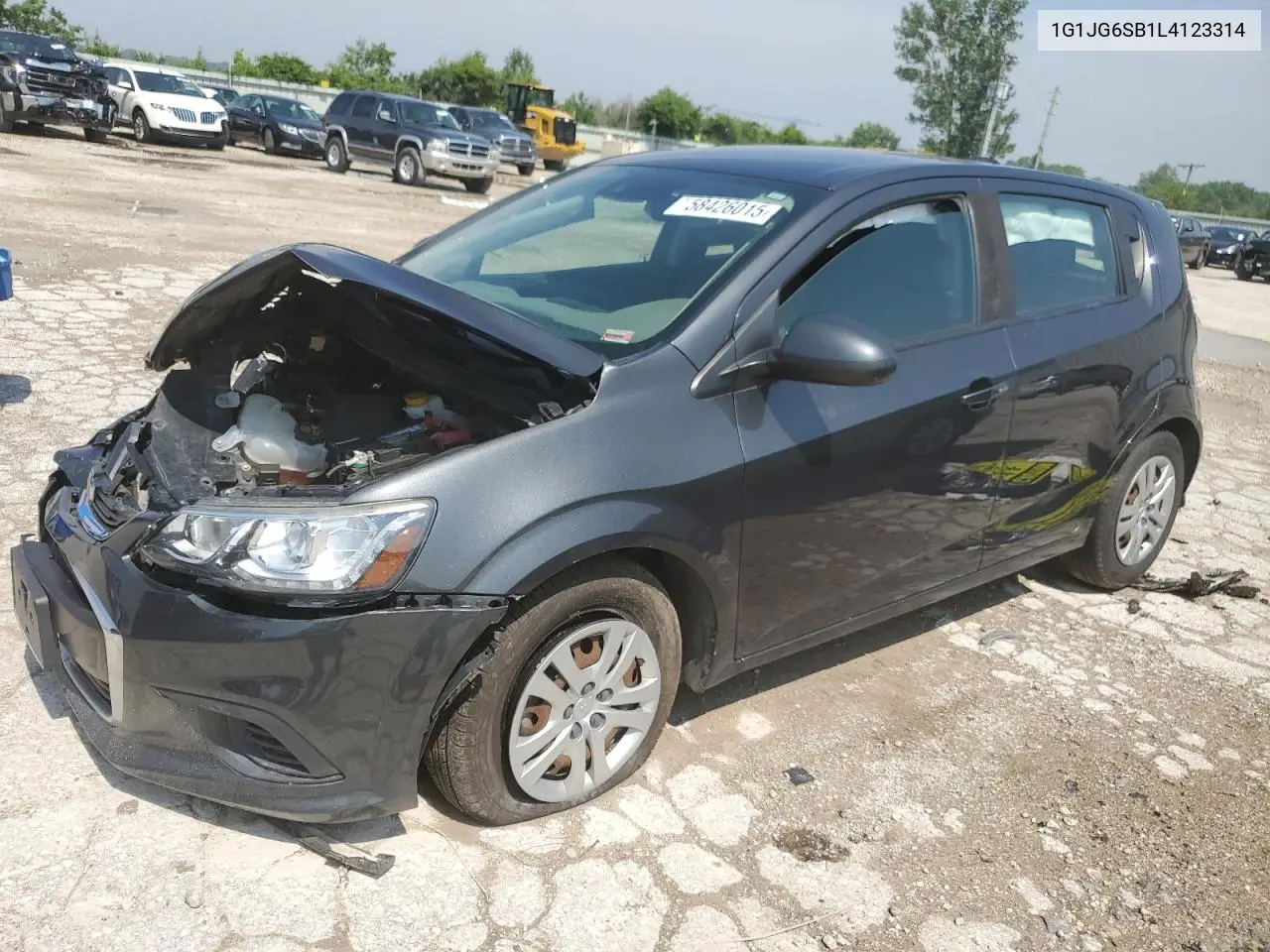 2020 Chevrolet Sonic VIN: 1G1JG6SB1L4123314 Lot: 58426015