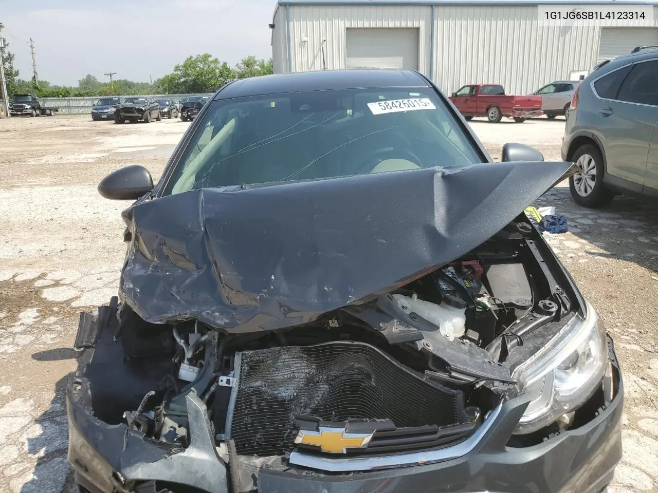 2020 Chevrolet Sonic VIN: 1G1JG6SB1L4123314 Lot: 58426015