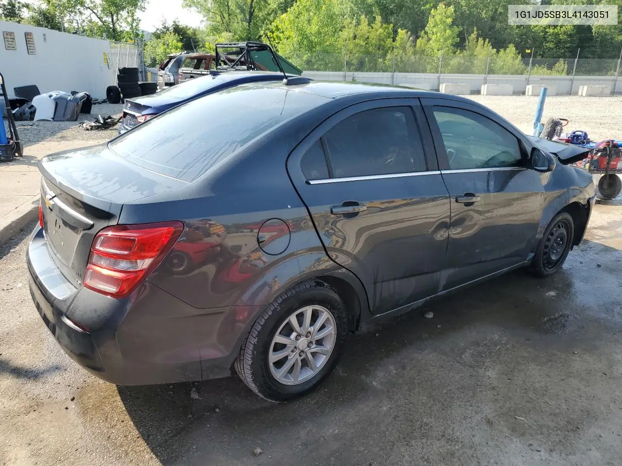 2020 Chevrolet Sonic Lt VIN: 1G1JD5SB3L4143051 Lot: 59540705