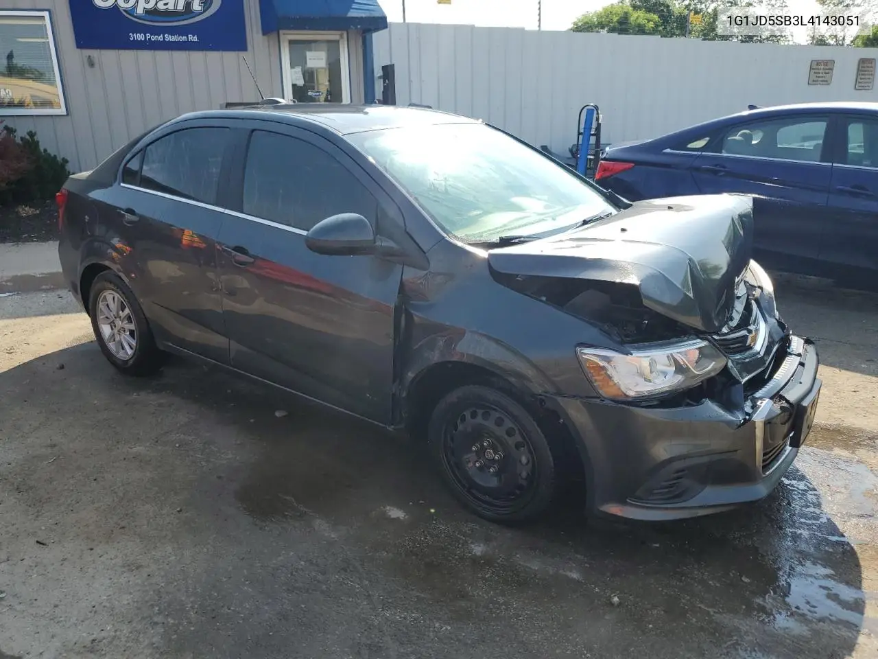 2020 Chevrolet Sonic Lt VIN: 1G1JD5SB3L4143051 Lot: 59540705