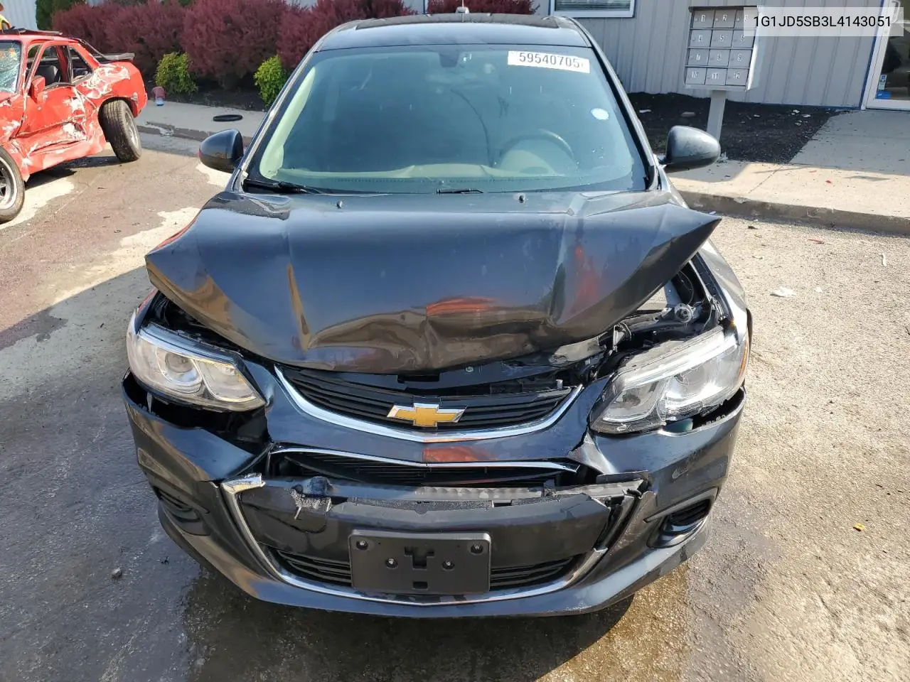 2020 Chevrolet Sonic Lt VIN: 1G1JD5SB3L4143051 Lot: 59540705