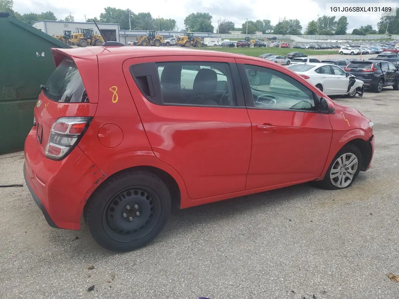 2020 Chevrolet Sonic VIN: 1G1JG6SBXL4131489 Lot: 60044695