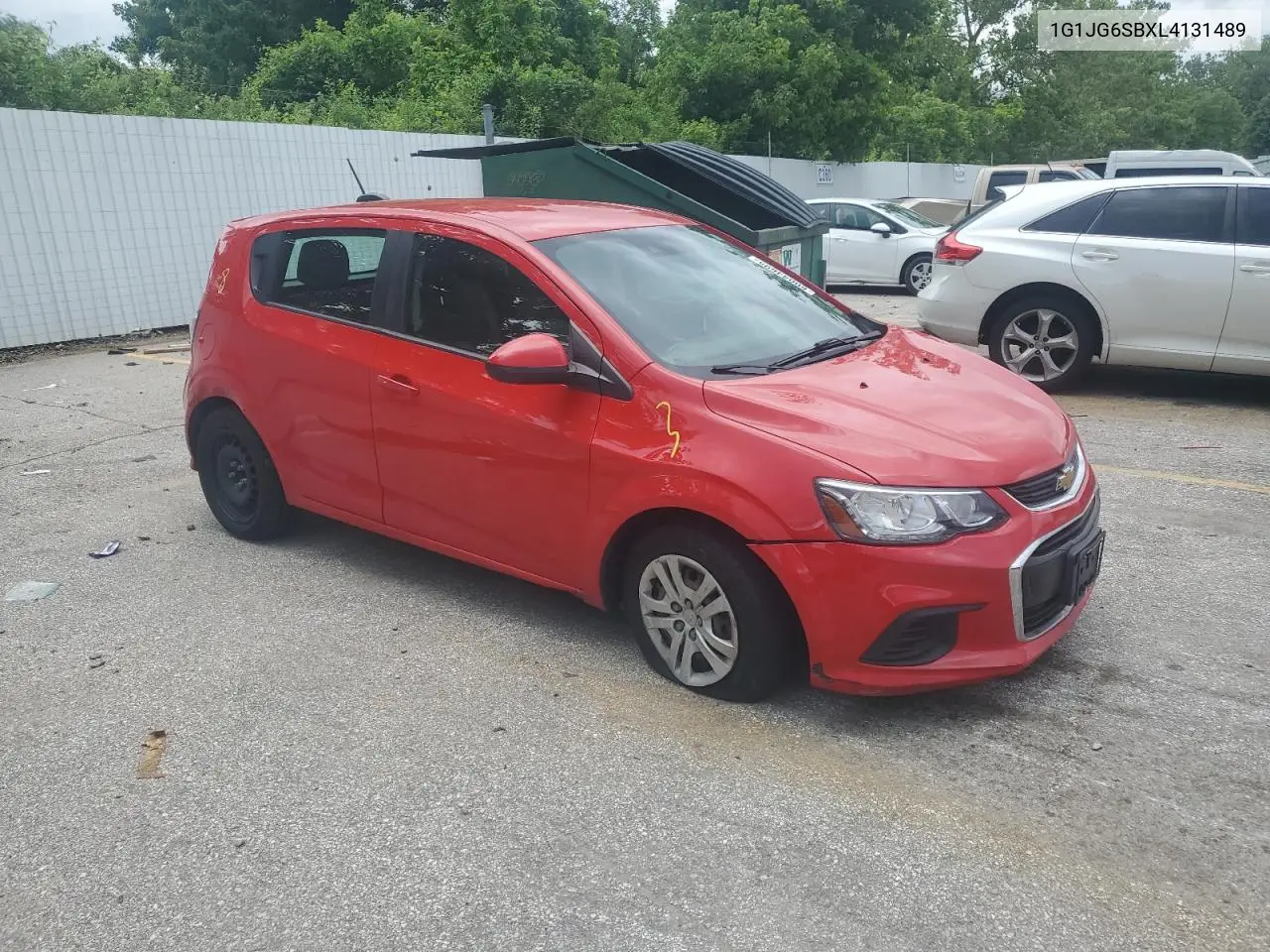 2020 Chevrolet Sonic VIN: 1G1JG6SBXL4131489 Lot: 60044695