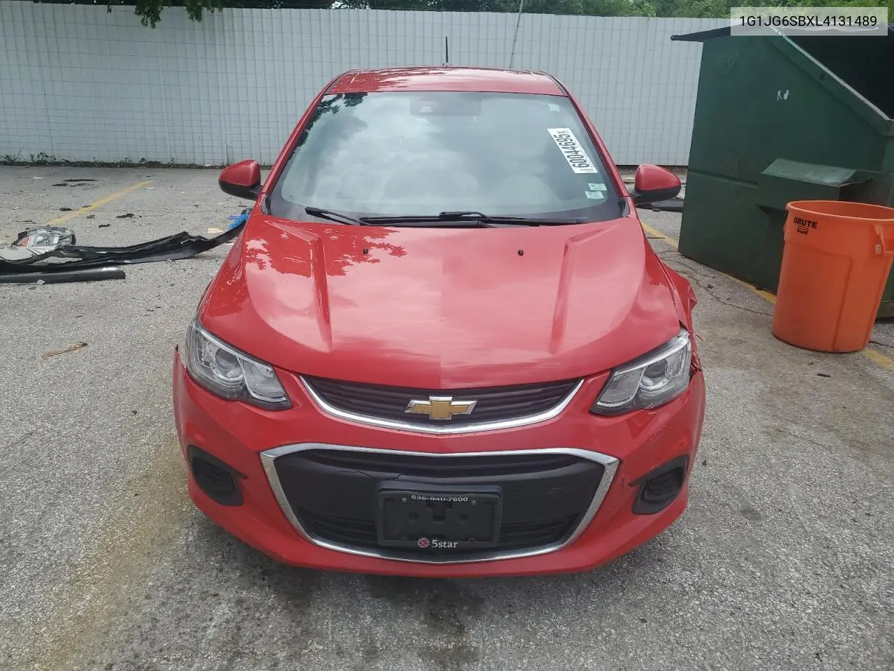 2020 Chevrolet Sonic VIN: 1G1JG6SBXL4131489 Lot: 60044695