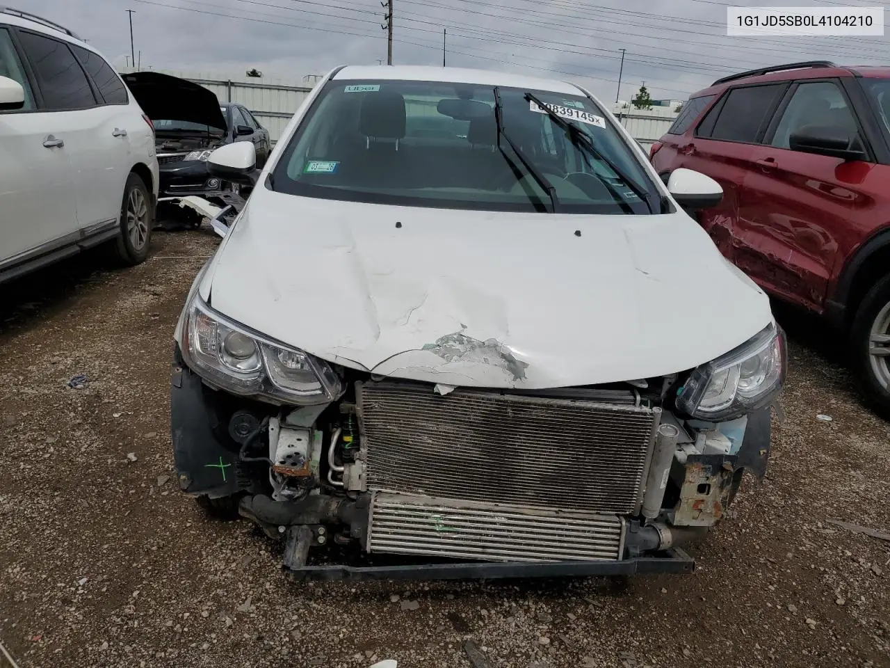 2020 Chevrolet Sonic Lt VIN: 1G1JD5SB0L4104210 Lot: 60839145