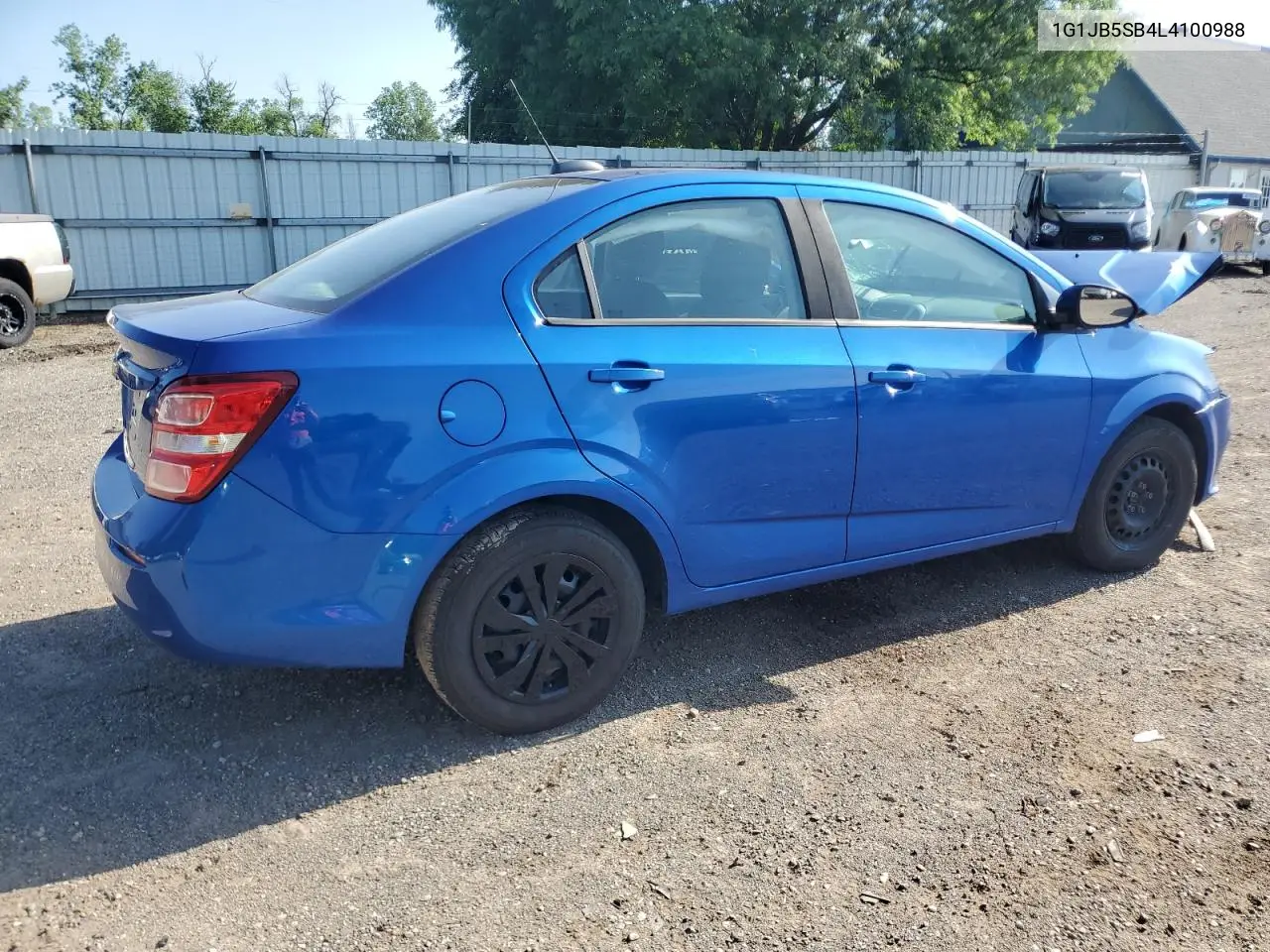 2020 Chevrolet Sonic Ls VIN: 1G1JB5SB4L4100988 Lot: 61263795