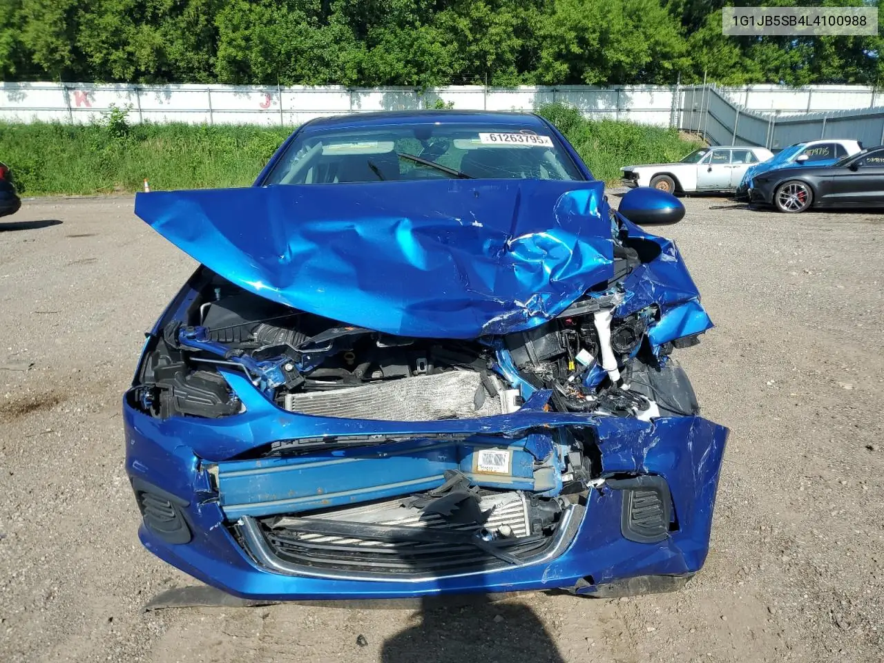 2020 Chevrolet Sonic Ls VIN: 1G1JB5SB4L4100988 Lot: 61263795